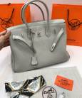 Сумка Hermes Birkin Gris Perle 35 cm
